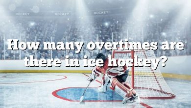 How many overtimes are there in ice hockey?