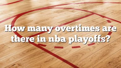 How many overtimes are there in nba playoffs?