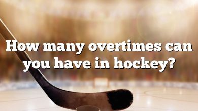 How many overtimes can you have in hockey?