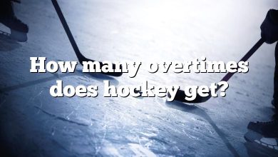 How many overtimes does hockey get?