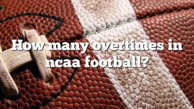 How many overtimes in ncaa football?
