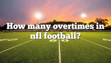 How many overtimes in nfl football?