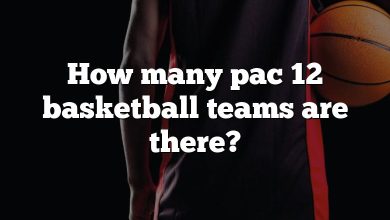 How many pac 12 basketball teams are there?