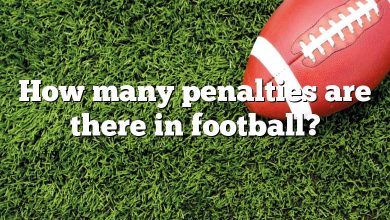 How many penalties are there in football?