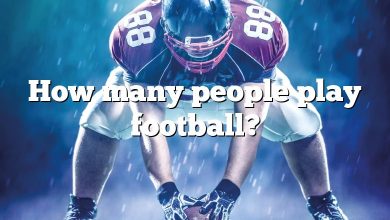How many people play football?