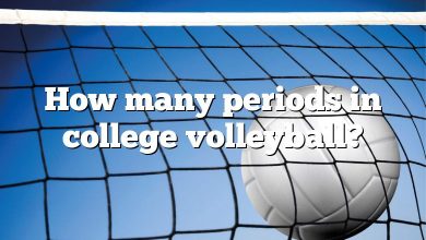 How many periods in college volleyball?