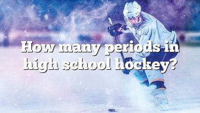 How many periods in high school hockey?