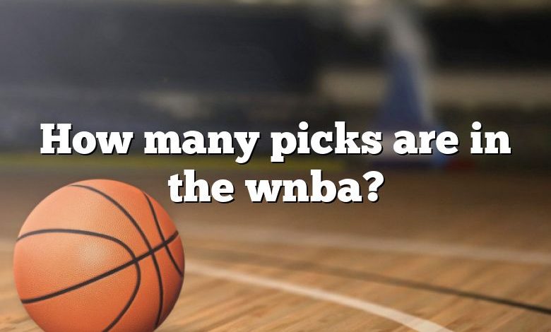 How many picks are in the wnba?