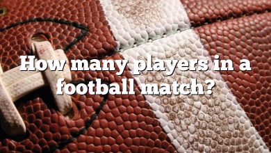 How many players in a football match?