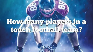 How many players in a touch football team?