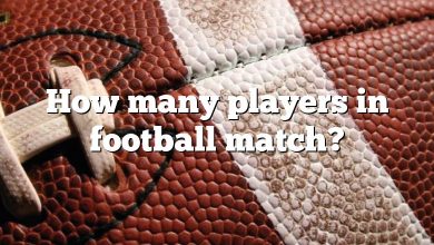 How many players in football match?
