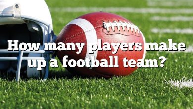 How many players make up a football team?