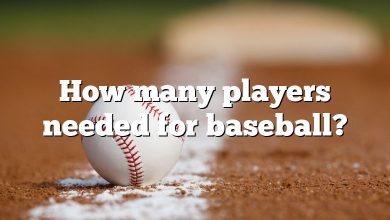 How many players needed for baseball?