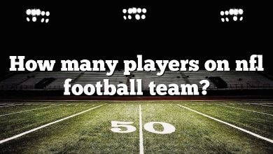 How many players on nfl football team?