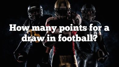 How many points for a draw in football?