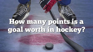How many points is a goal worth in hockey?