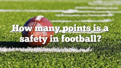 How many points is a safety in football?