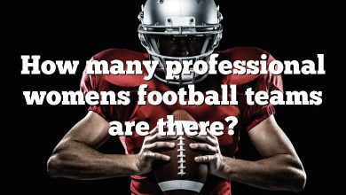 How many professional womens football teams are there?