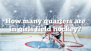 How many quarters are in girls field hockey?