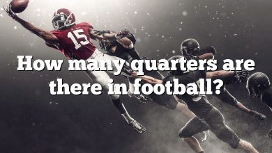 How many quarters are there in football?
