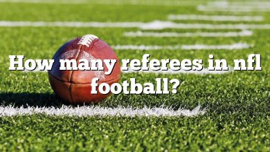How many referees in nfl football?