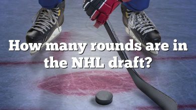 How many rounds are in the NHL draft?