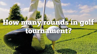 How many rounds in golf tournament?