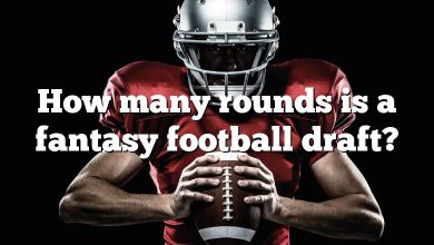 How many rounds is a fantasy football draft?