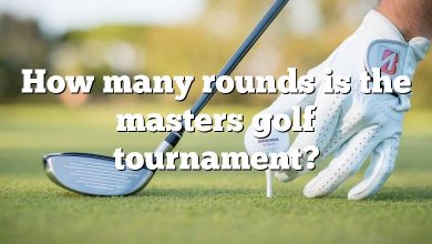 How many rounds is the masters golf tournament?