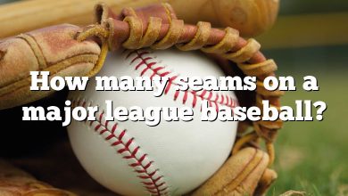 How many seams on a major league baseball?