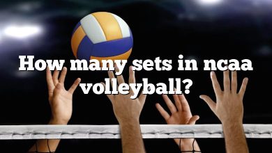 How many sets in ncaa volleyball?