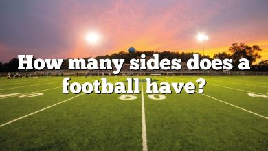 How many sides does a football have?