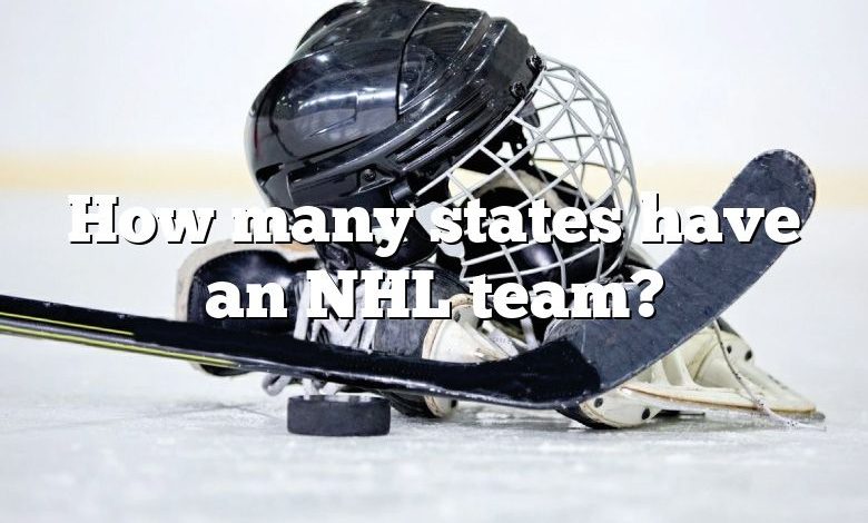 How many states have an NHL team?