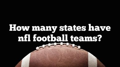 How many states have nfl football teams?