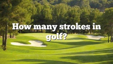 How many strokes in golf?