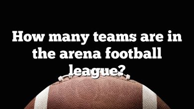 How many teams are in the arena football league?