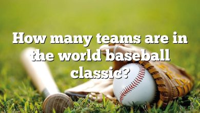 How many teams are in the world baseball classic?
