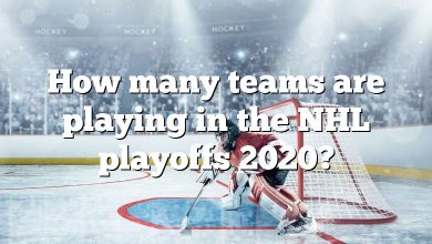 How many teams are playing in the NHL playoffs 2020?