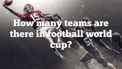 How many teams are there in football world cup?