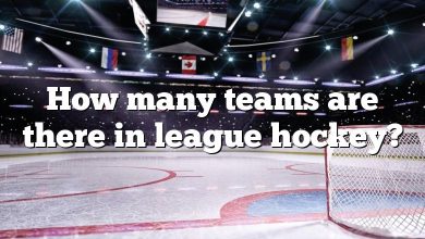 How many teams are there in league hockey?