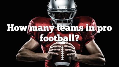 How many teams in pro football?