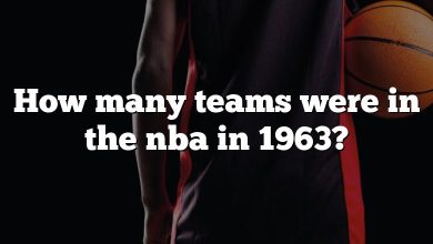 How many teams were in the nba in 1963?
