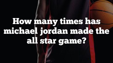 How many times has michael jordan made the all star game?