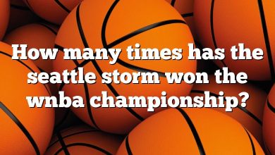 How many times has the seattle storm won the wnba championship?