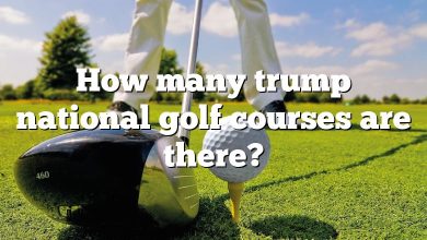 How many trump national golf courses are there?