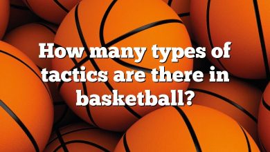 How many types of tactics are there in basketball?