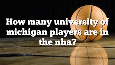 How many university of michigan players are in the nba?