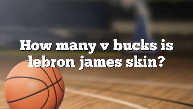 How many v bucks is lebron james skin?