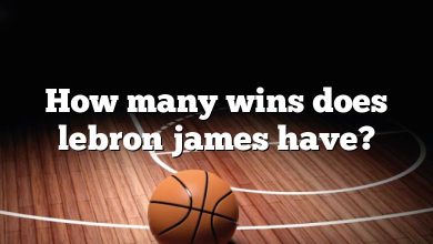 How many wins does lebron james have?