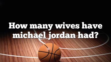 How many wives have michael jordan had?